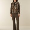 Tailleurs | Beaumont Amsterdam Tailleurs Faith Flare Pants-Crocodile