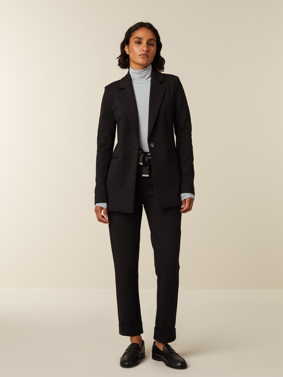 Tailleurs | Beaumont Amsterdam Tailleurs Jo Scuba Blazer-Black