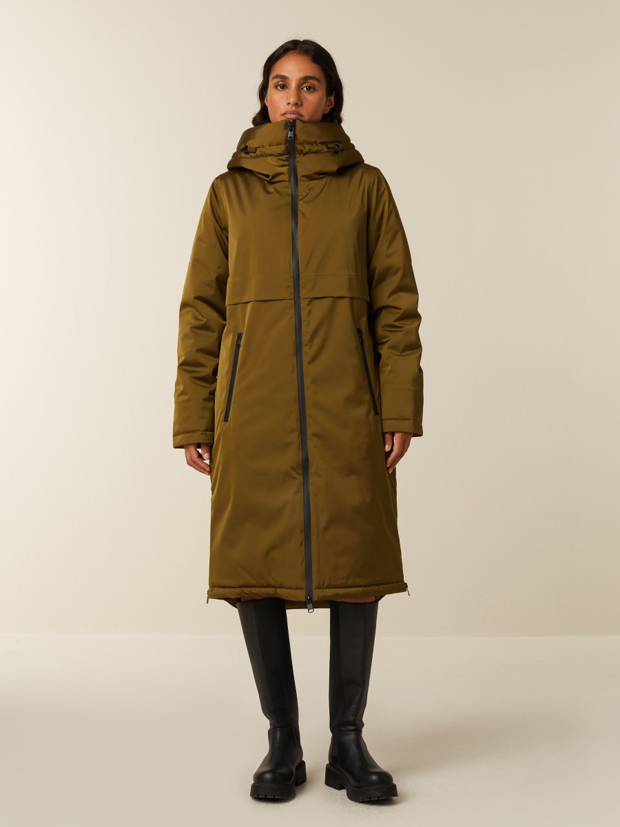 Manteaux D'Hiver | Beaumont Amsterdam Manteaux D'Hiver Yael-Dark Olive