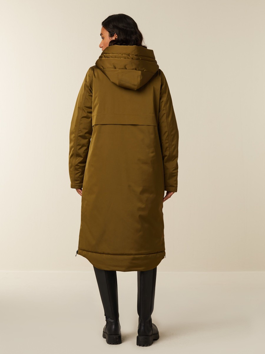 Manteaux D'Hiver | Beaumont Amsterdam Manteaux D'Hiver Yael-Dark Olive