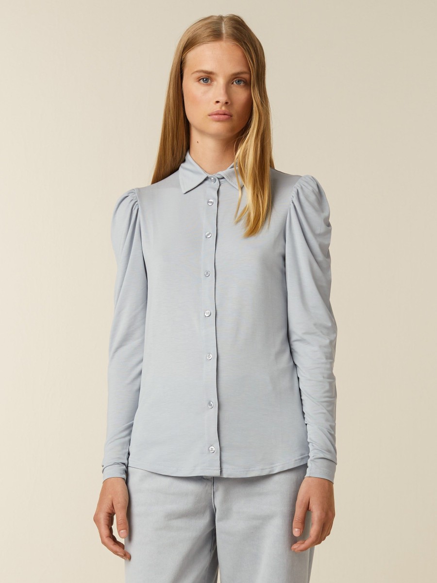 Tops | Beaumont Amsterdam Tops Noor Jersey Blouse-Shark