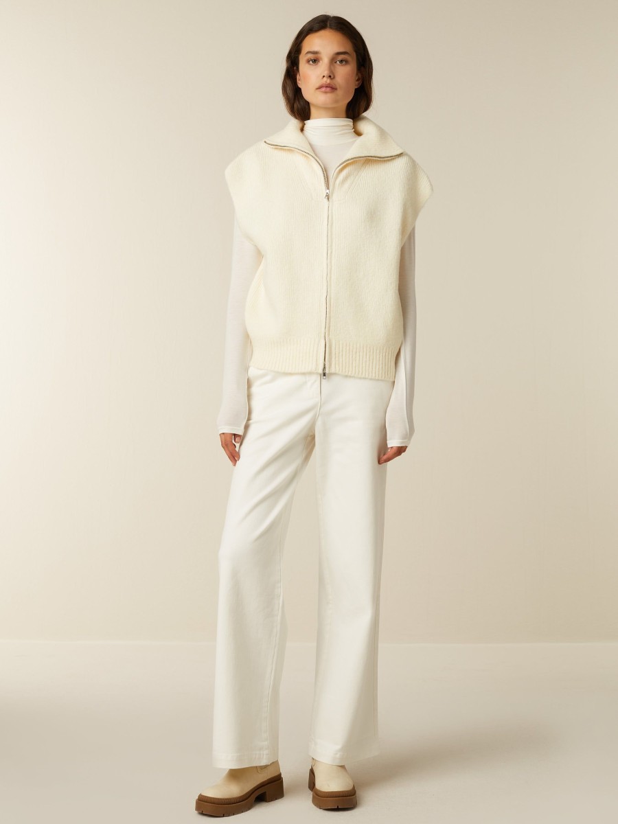 Tops | Beaumont Amsterdam Tops Luna Cardigan-Cream