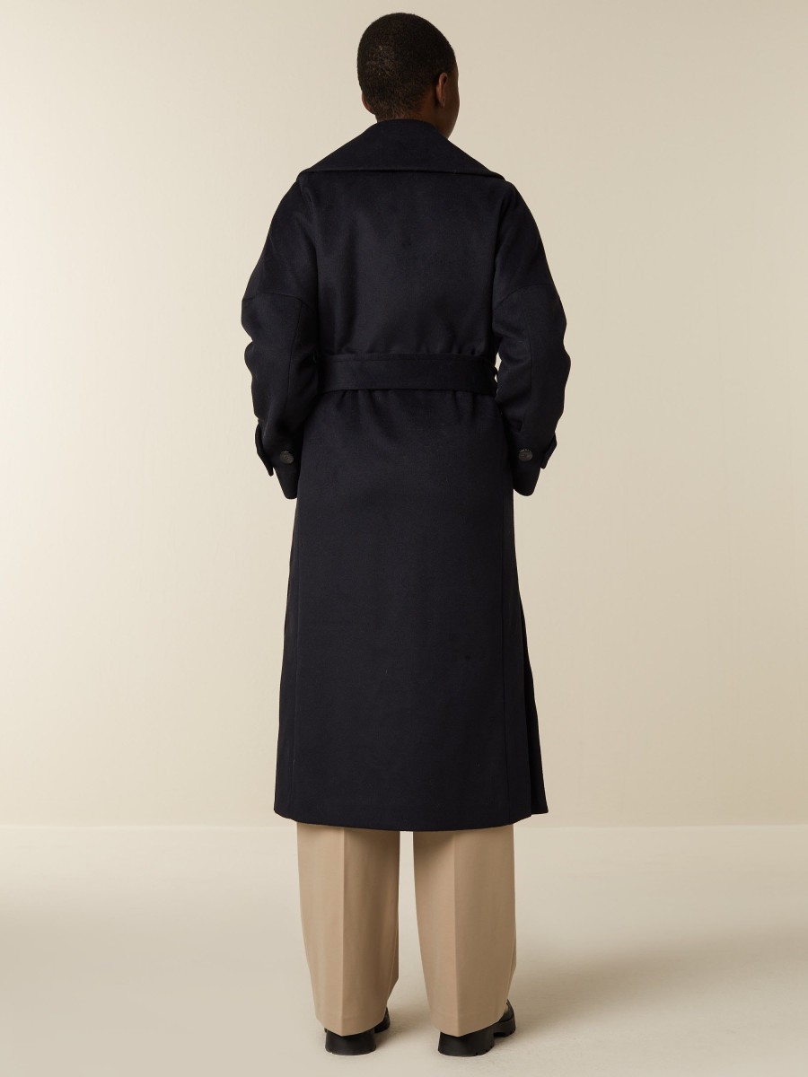 Trenchcoats | Beaumont Amsterdam Trenchcoats Lux-Midnight Blue