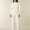 Pantalons | Beaumont Amsterdam Pantalons Rose Pants-Cream