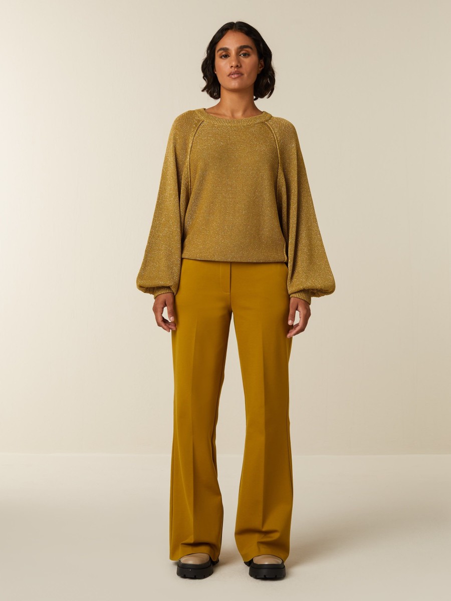 Tops | Beaumont Amsterdam Tops Jill Pullover-Golden Green