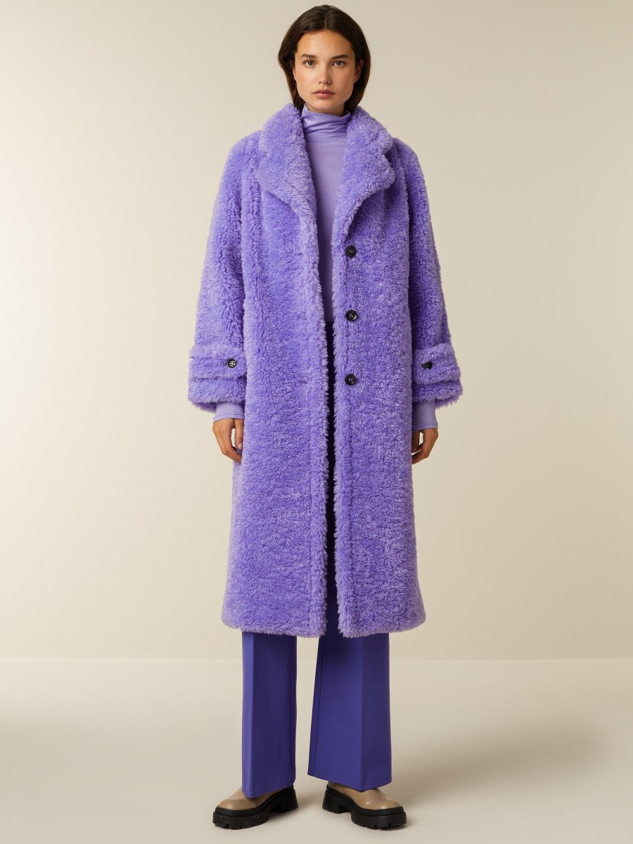 Teddy Coats | Beaumont Amsterdam Teddy Coats Sasha-Dhalia Purple