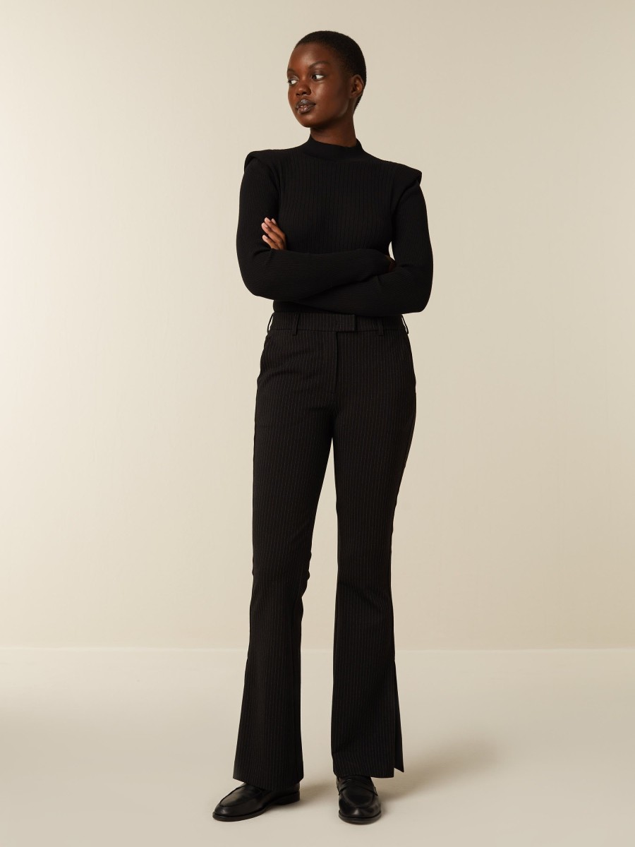 Tailleurs | Beaumont Amsterdam Tailleurs Flynn Pants-Pinstriped Black