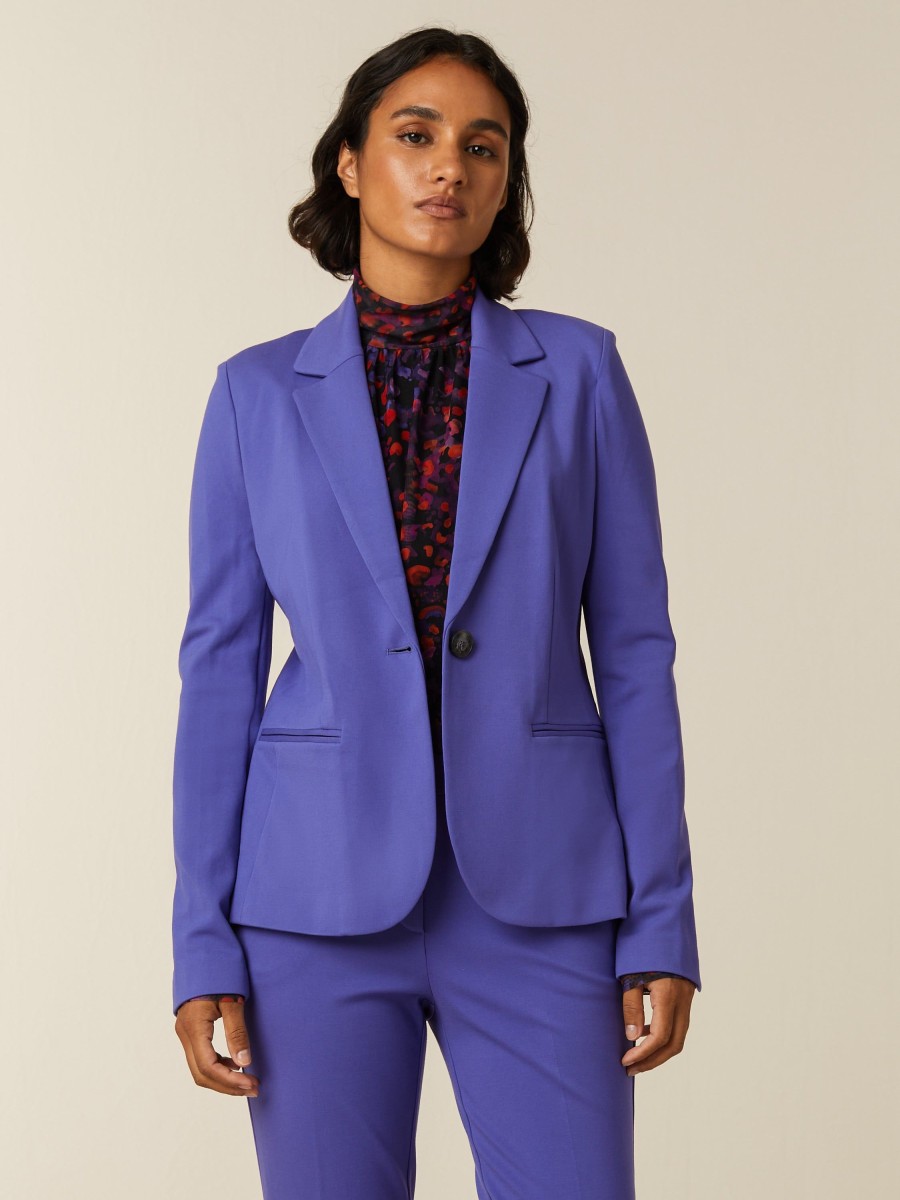 Tailleurs | Beaumont Amsterdam Tailleurs Petit Blazer-Dark Dahlia Purple