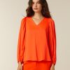 Tops | Beaumont Amsterdam Tops Grace Blouse-Flame