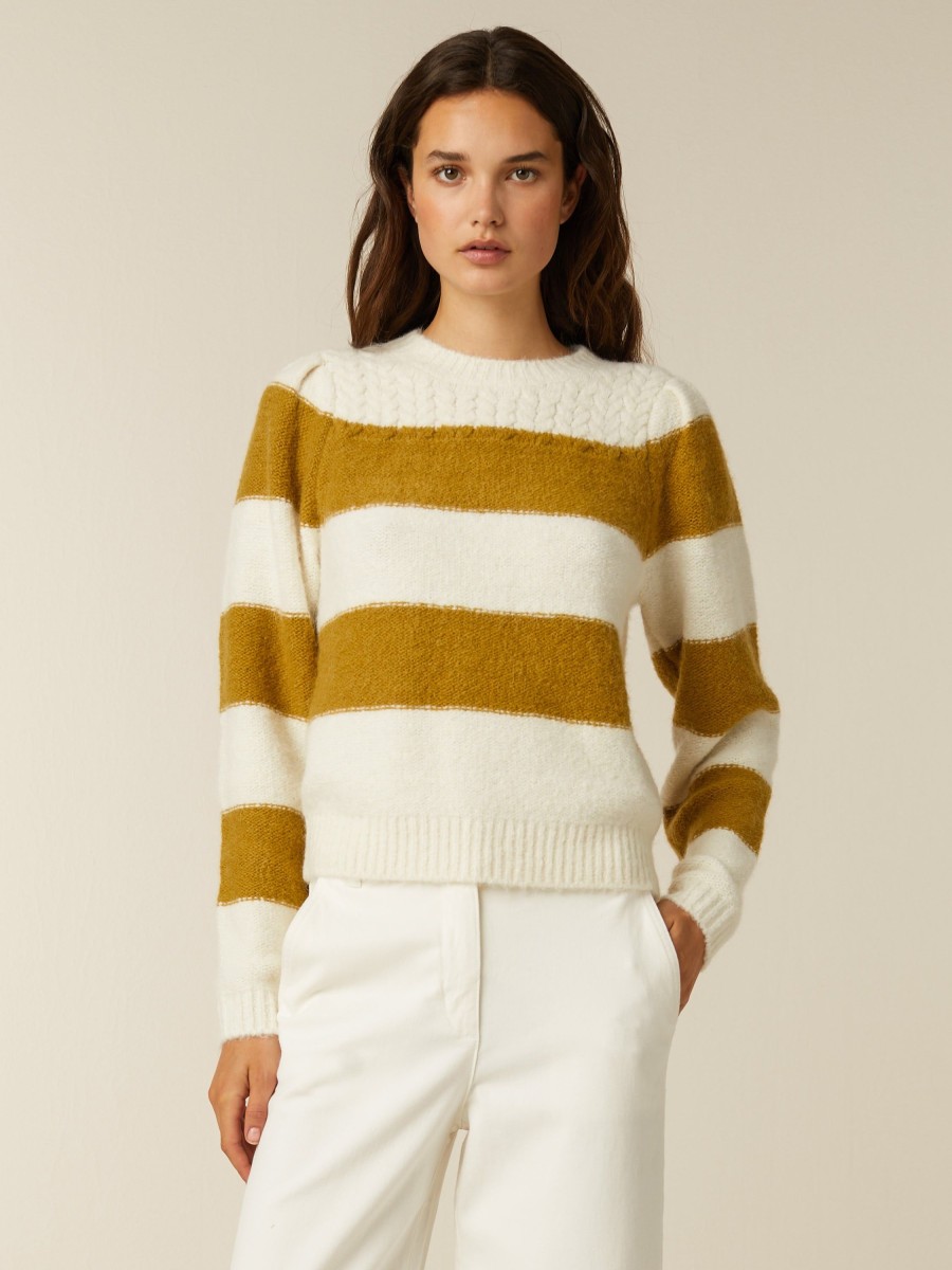 Tops | Beaumont Amsterdam Tops Sue Pullover-Golden Green