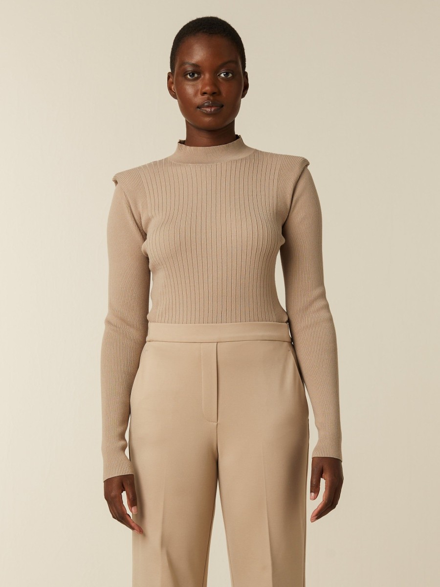 Tops | Beaumont Amsterdam Tops Brooke Pullover-Natural