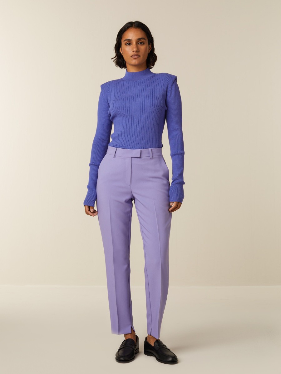 Tops | Beaumont Amsterdam Tops Brooke Pullover-Dark Dahlia Purple