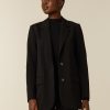 Tailleurs | Beaumont Amsterdam Tailleurs Ash Blazer-Pinstriped Black