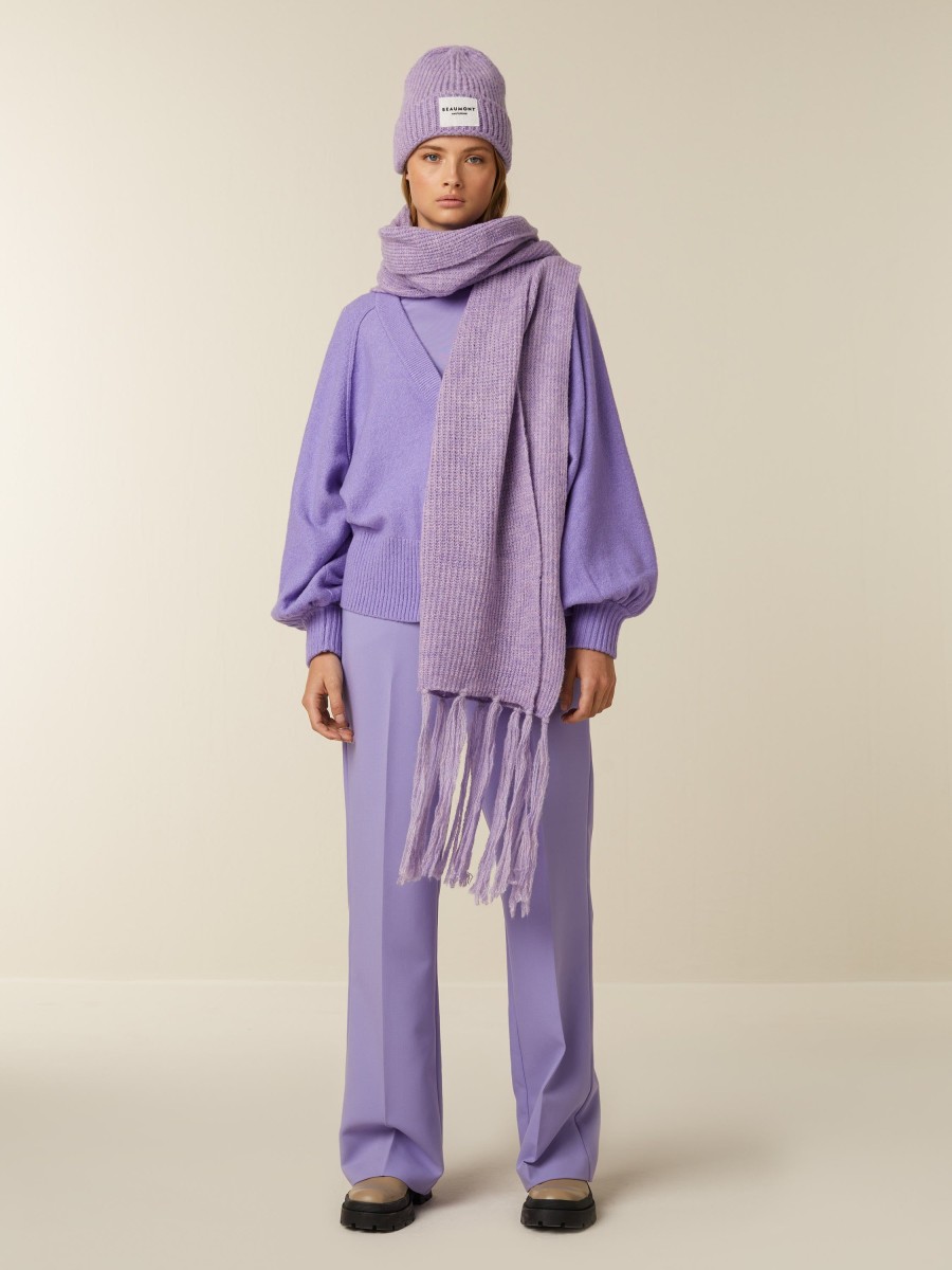 Echarpes | Beaumont Amsterdam Echarpes Freja-Soft Purple