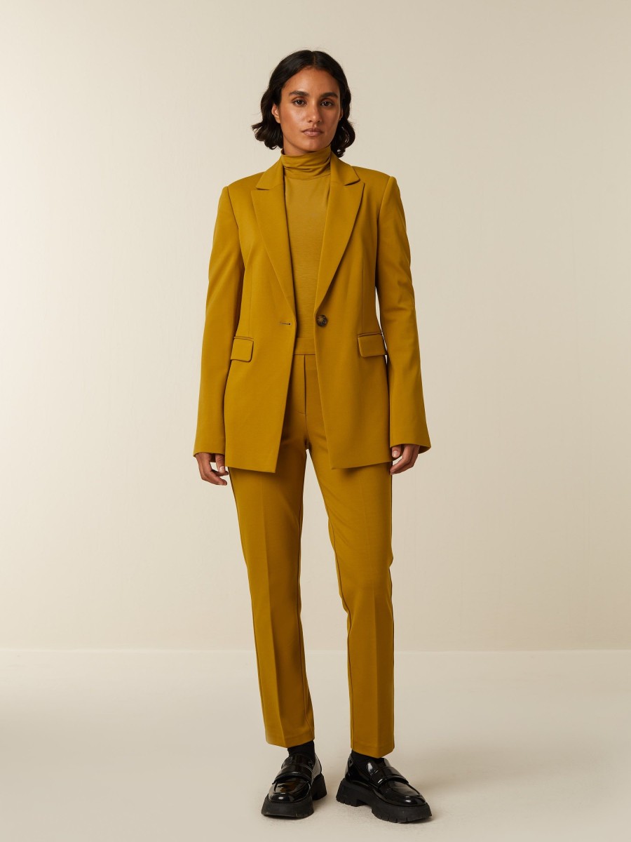 Tailleurs | Beaumont Amsterdam Tailleurs Tatum Blazer-Golden Green