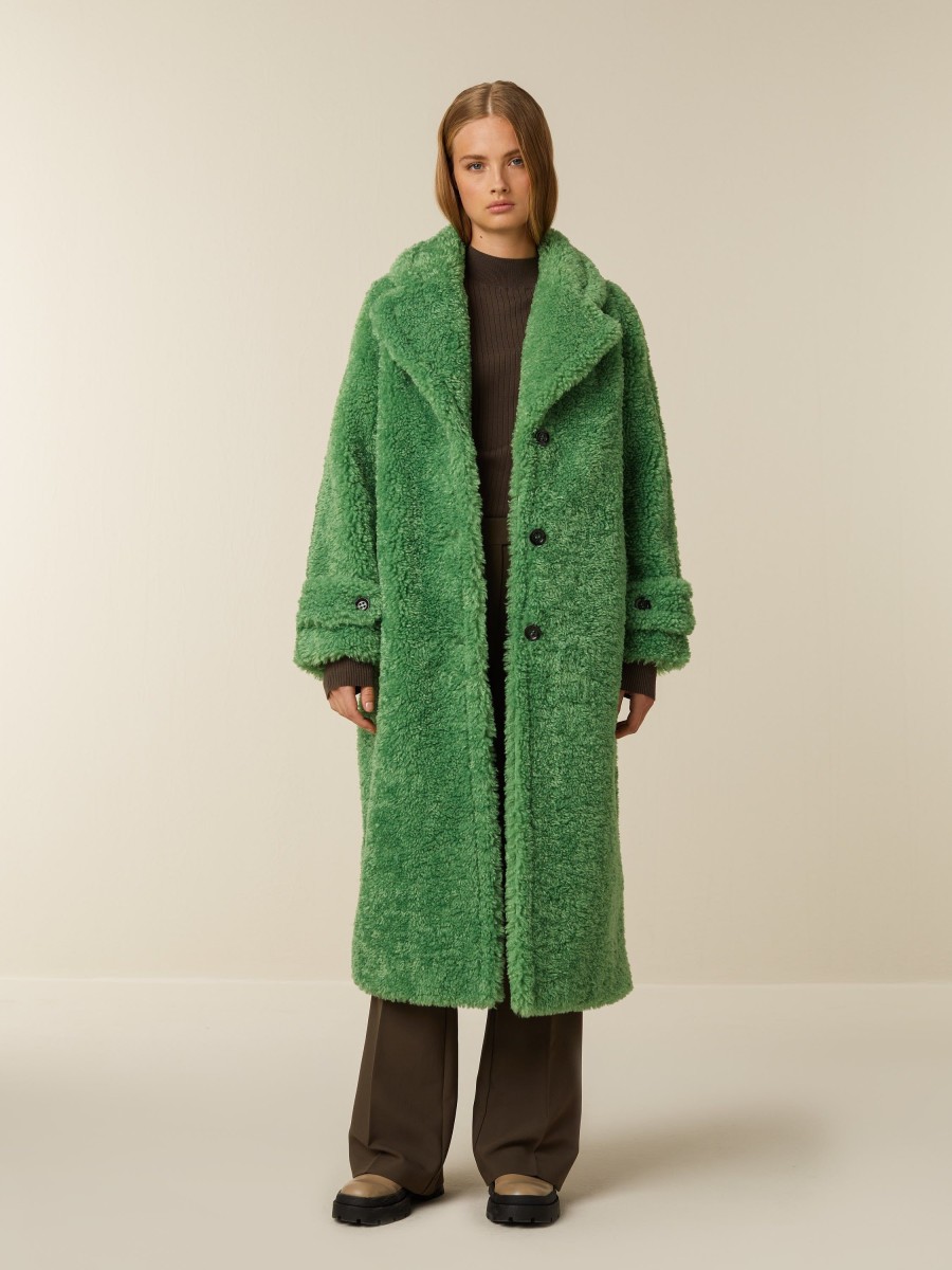 Teddy Coats | Beaumont Amsterdam Teddy Coats Sasha-Matcha Green