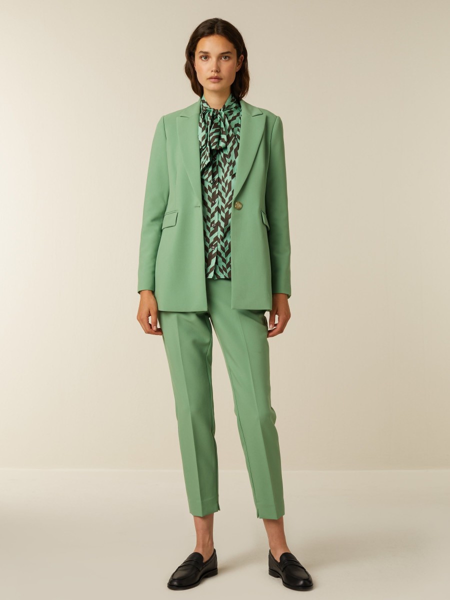 Tailleurs | Beaumont Amsterdam Tailleurs Abby Classic Blazer-Matcha Green