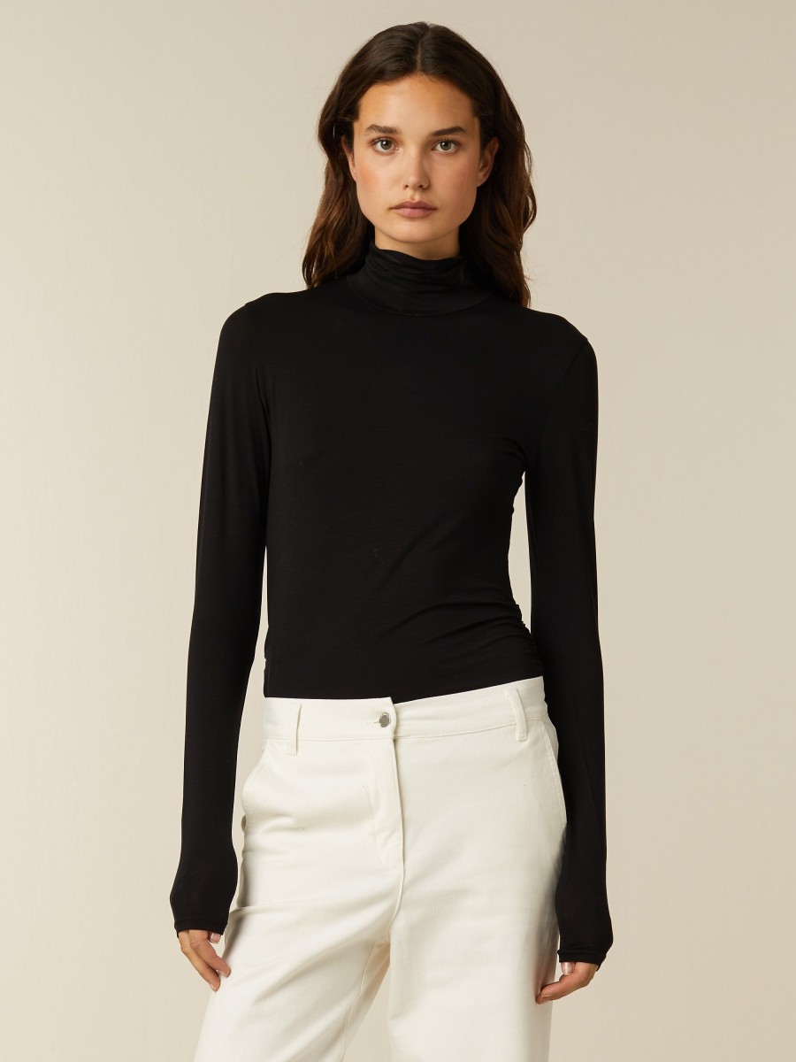 Tops | Beaumont Amsterdam Tops Phoebe Top Col-Black